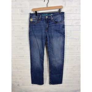 Cinch Grant Jeans Mens 31x34 Stonewashed Relaxed Bootcut Mid Rise Stretch Denim